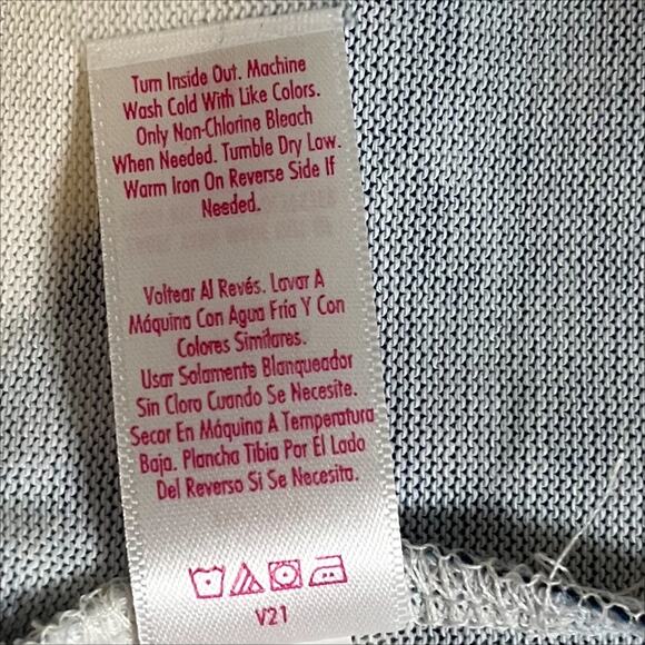 Justice Girl's Tie-Dye Hacci Cropped Sweatshirt in French Navy Size Large - Picture 8 of 8